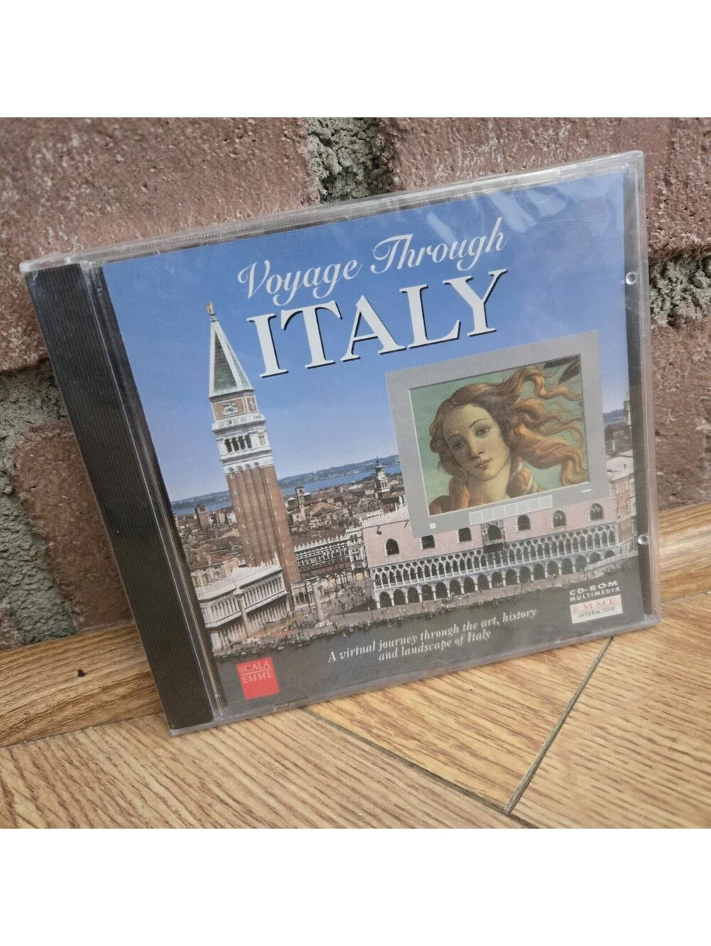 VERY RARE: VOYAGE THROUGH ITALY [Vintage PC GAME 1994] (CD-ROM EMME WINDOWS 3.1)